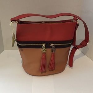 NWT  Spartina Leather shoulder bag